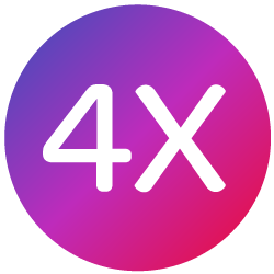 4 倍图标